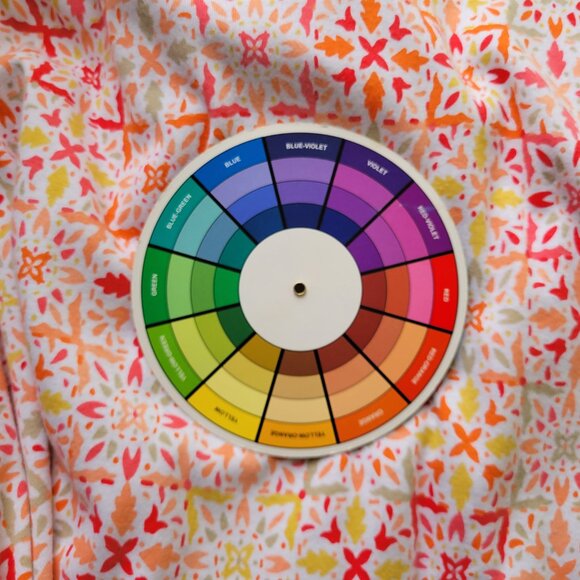 Croft & Barrow Womens 3X Tee Orange Red Geometric 100% Cotton Knit GEO239E - Picture 8 of 8